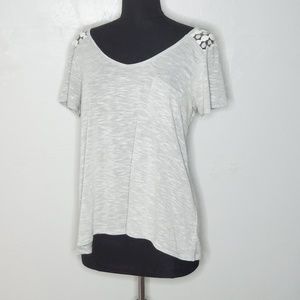 Neon Soul knit back shirt